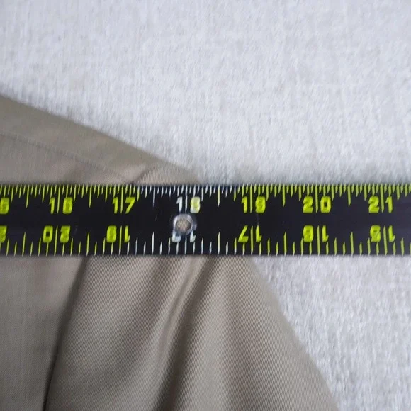 Zara Men 2 Piece Suit Set Size 42 Beige 100% Wool 36x30 Trousers Classic Fit - Picture 13 of 16